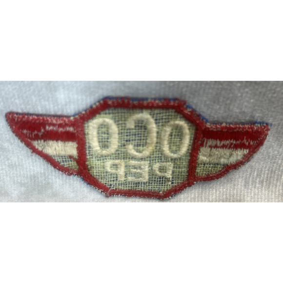 HTF Vintage Owens Oil/OCO PEP Gas Station Iron On Patch Old Americana - Picture 2 of 3